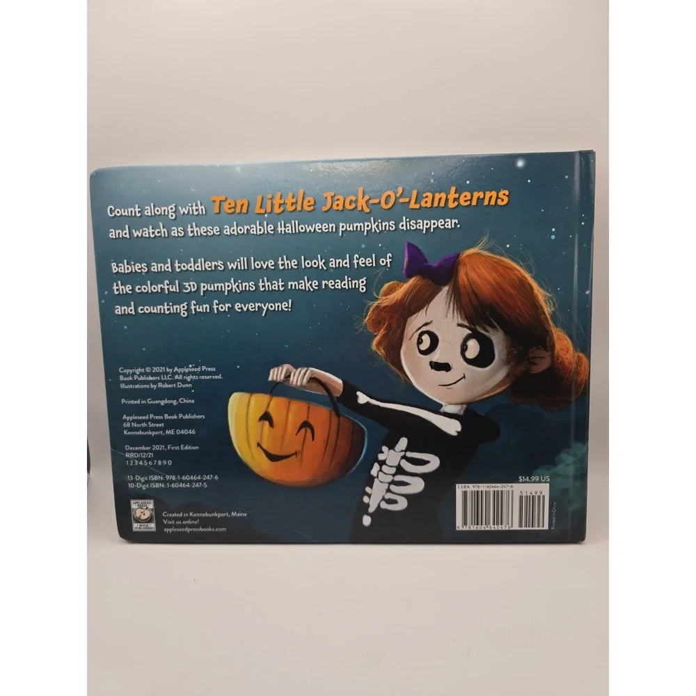 Ten Little Jack-O'-Lanterns : A Counting Storybook by Amanda Sobotka (2021,...